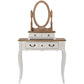 Victorian White Makeup Vanity Desk Table Solid Wood Dressing Table Stool Set Clearhalo 'Bedroom Furniture' 'furn' 'furn_makeup_vanities' 'Furniture' 'Makeup Vanities' 'makeup_vanities' 6235777