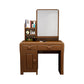 Bedroom Traditions Mirror Double Drawers Solid Wood Standing Make-up Vanity