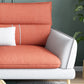 Flared Arm Sectional Sofa Modern 4-seater Fabric Sectional in Grey Clearhalo 'furn' 'furn_sectionals' 'Furniture' 'Living Room Furniture' 'Sectionals' 6236072