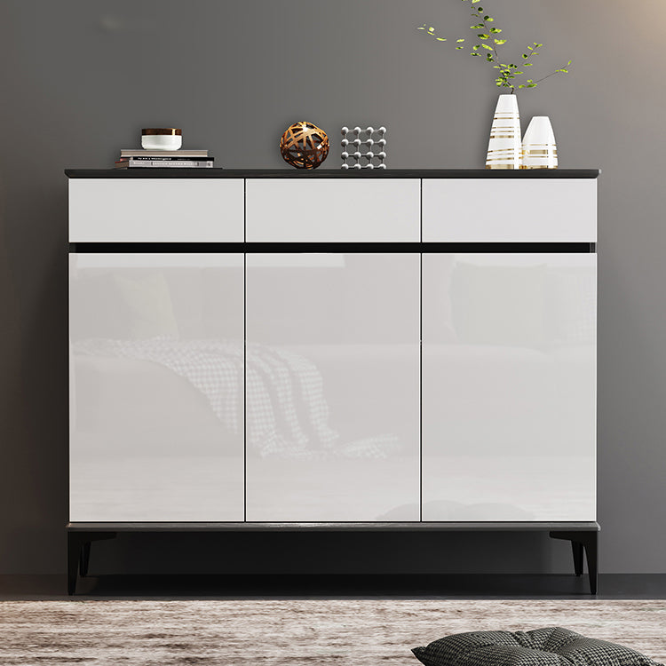 Moderno moderno moderno 39,4 "2/34 - cassetto grigio e nero armadio