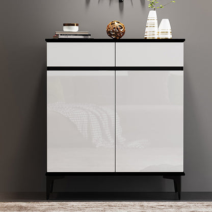 Moderno moderno moderno 39,4 "2/34 - cassetto grigio e nero armadio