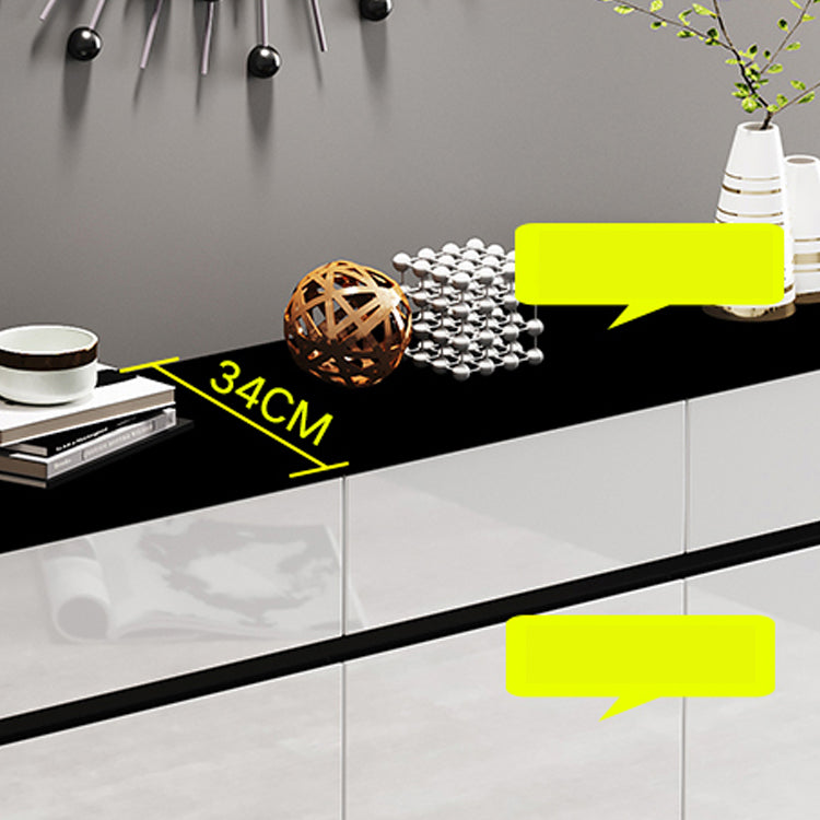 Moderno moderno moderno 39,4 "2/34 - cassetto grigio e nero armadio