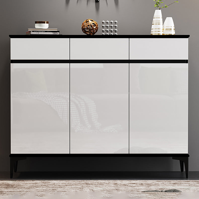 Moderno moderno moderno 39,4 "2/34 - cassetto grigio e nero armadio