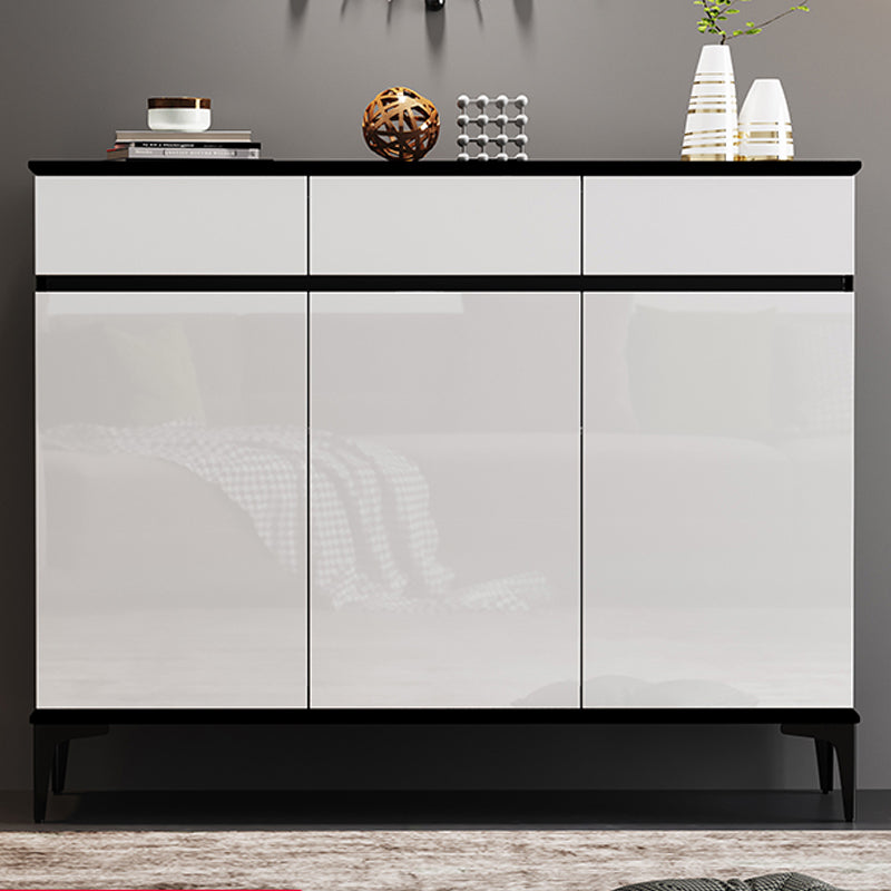 Moderno moderno moderno 39,4 "2/34 - cassetto grigio e nero armadio