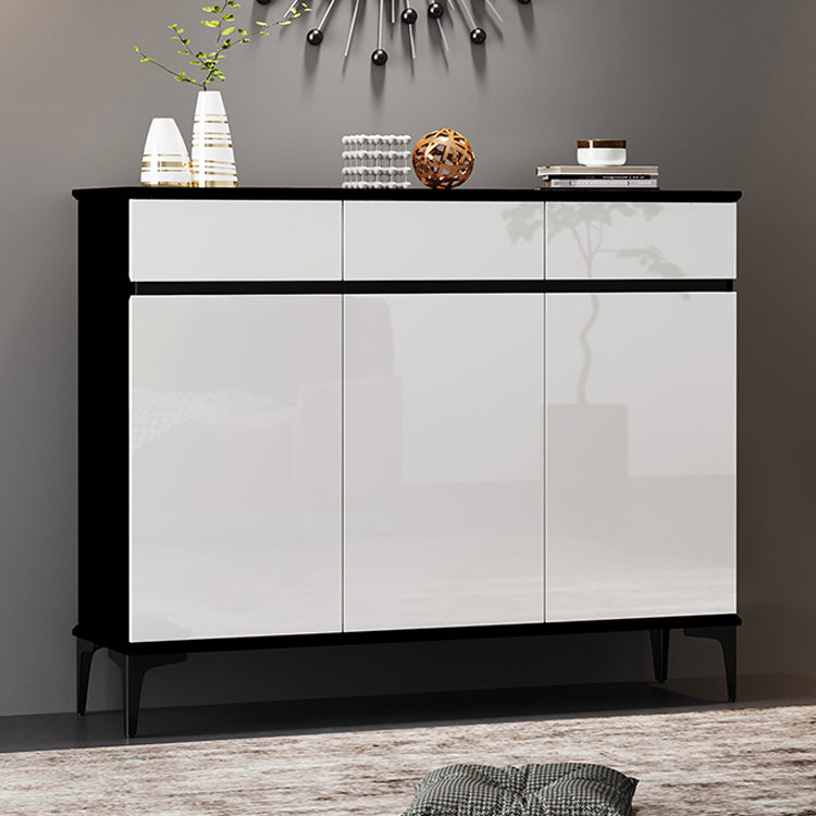 Moderno moderno moderno 39,4 "2/34 - cassetto grigio e nero armadio