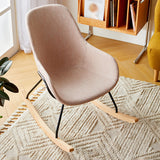 Linen Sled Base Chair 35.43" Wide Arms Included Chair with Black Legs