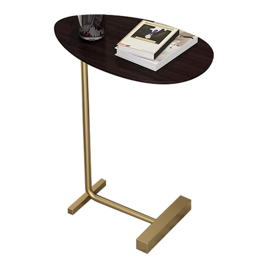 23.6inch Tall Modern C Corner Table Solid Wood Side End Table Clearhalo 'Coffee & Accent Tables' 'End & Side Tables' 'end_side_tables' 'furn' 'furn_end_side_tables' 'Furniture' 'Living Room Furniture' 6236462