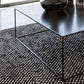 Table basse à base de cadre Table de cocktail carrée extensible en métal