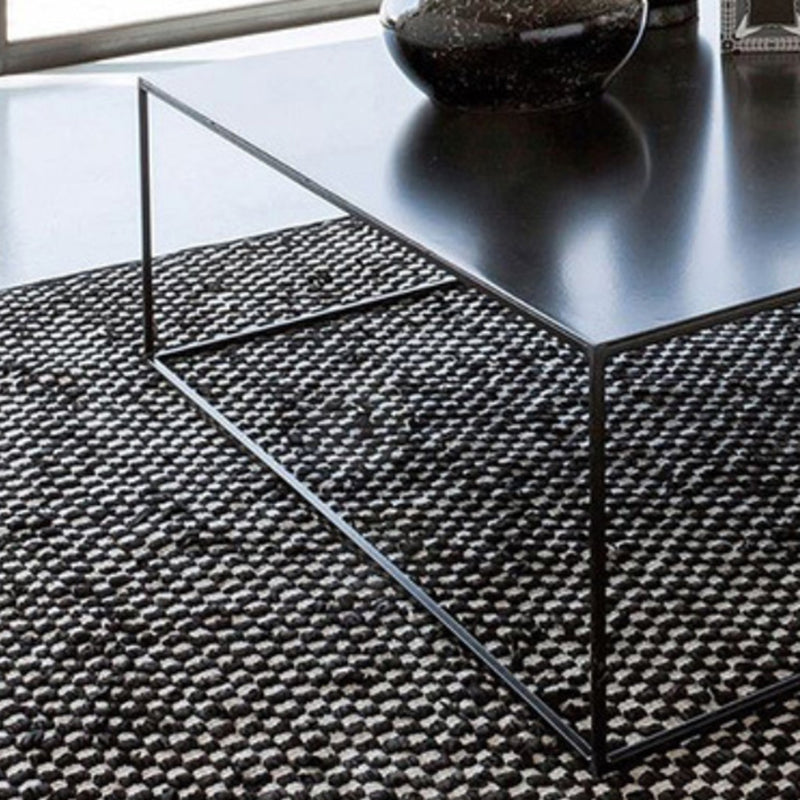 Table basse à base de cadre Table de cocktail carrée extensible en métal