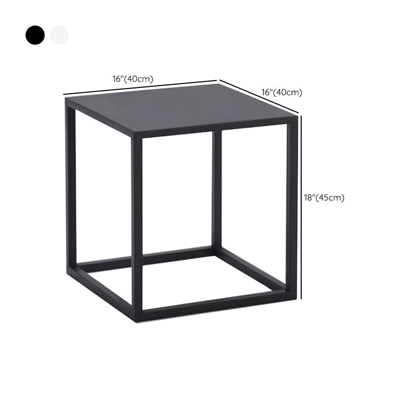 Frame 2 Nesting Coffee Table Mid-Century Metal Square Cocktail Table Clearhalo 'Coffee & Accent Tables' 'Coffee Tables' 'coffee_tables' 'furn' 'furn_coffee_tables' 'Furniture' 'Living Room Furniture' 6236541