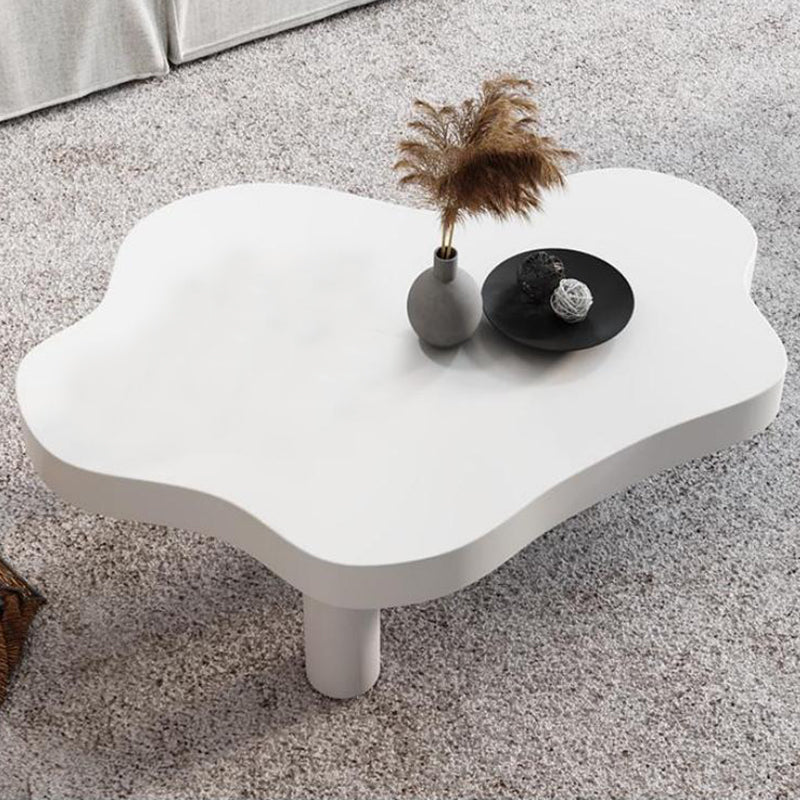 Nordic Coffee Table 3 Legs Solid Wood Geometric Single Coffee Table Clearhalo 'Coffee & Accent Tables' 'Coffee Tables' 'coffee_tables' 'furn' 'furn_coffee_tables' 'Furniture' 'Living Room Furniture' 6236556
