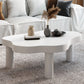 Nordic Coffee Table 3 Legs Solid Wood Geometric Single Coffee Table White Clearhalo 'Coffee & Accent Tables' 'Coffee Tables' 'coffee_tables' 'furn' 'furn_coffee_tables' 'Furniture' 'Living Room Furniture' 6236560
