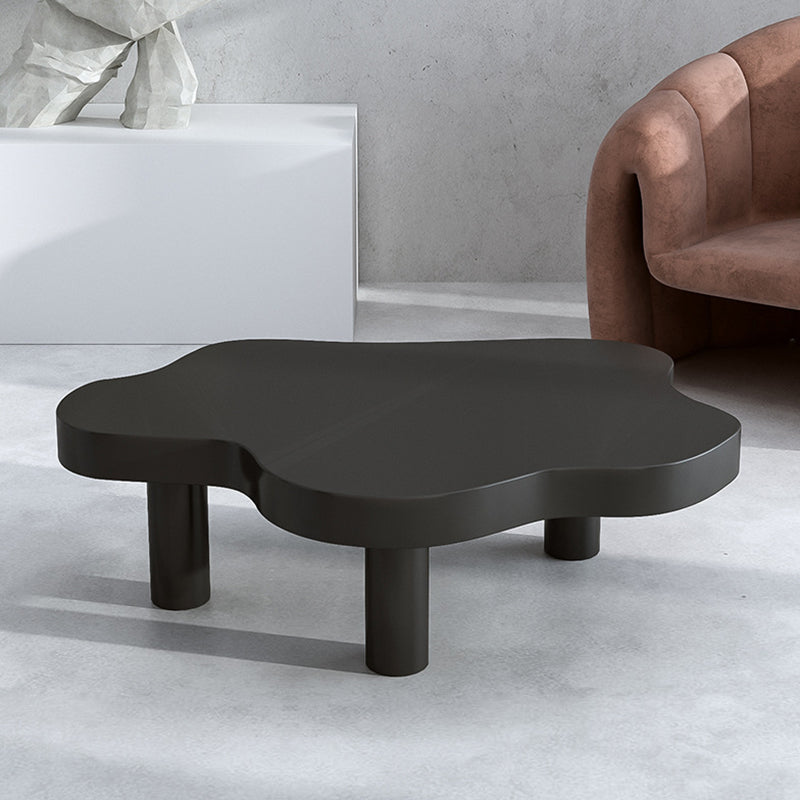 Nordic Coffee Table 3 Legs Solid Wood Geometric Single Coffee Table Clearhalo 'Coffee & Accent Tables' 'Coffee Tables' 'coffee_tables' 'furn' 'furn_coffee_tables' 'Furniture' 'Living Room Furniture' 6236563