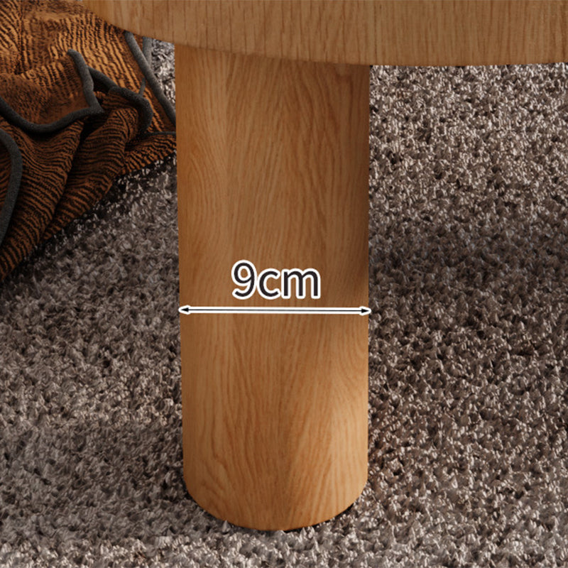 Nordic Coffee Table 3 Legs Solid Wood Geometric Single Coffee Table Clearhalo 'Coffee & Accent Tables' 'Coffee Tables' 'coffee_tables' 'furn' 'furn_coffee_tables' 'Furniture' 'Living Room Furniture' 6236567