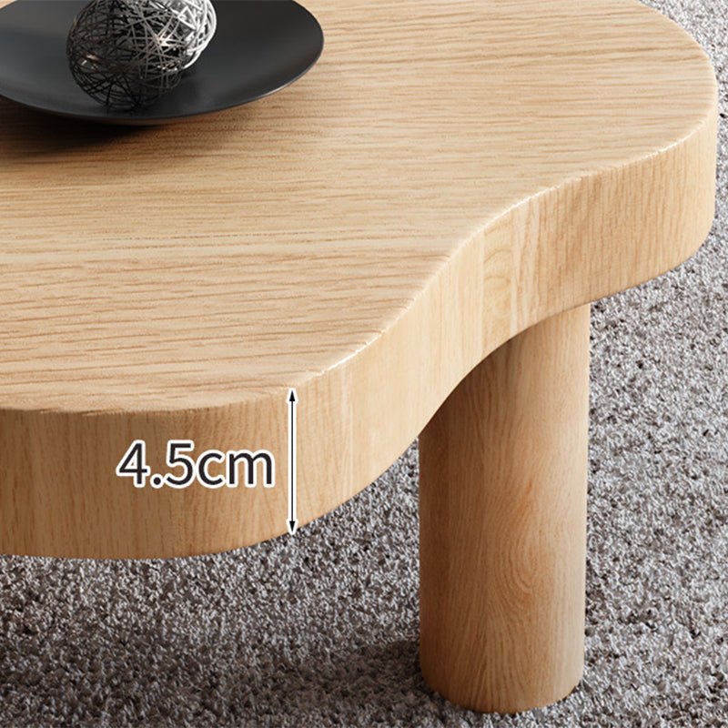 Nordic Coffee Table 3 Legs Solid Wood Geometric Single Coffee Table Clearhalo 'Coffee & Accent Tables' 'Coffee Tables' 'coffee_tables' 'furn' 'furn_coffee_tables' 'Furniture' 'Living Room Furniture' 6236568