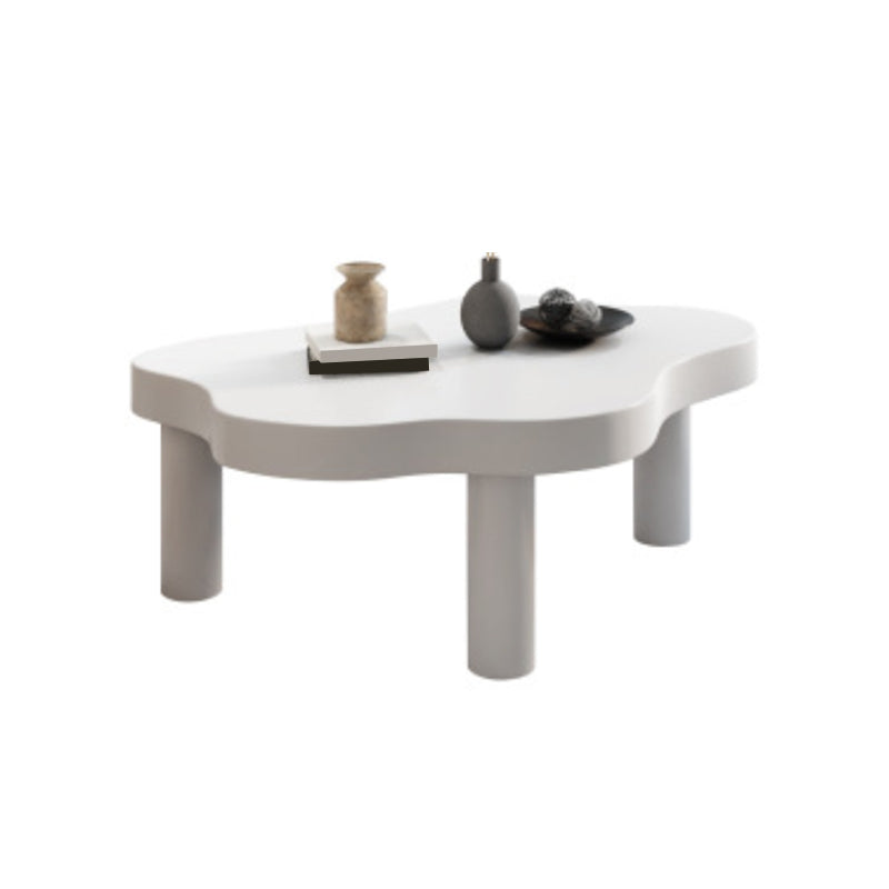 Nordic Coffee Table 3 Legs Solid Wood Geometric Single Coffee Table Clearhalo 'Coffee & Accent Tables' 'Coffee Tables' 'coffee_tables' 'furn' 'furn_coffee_tables' 'Furniture' 'Living Room Furniture' 6236570