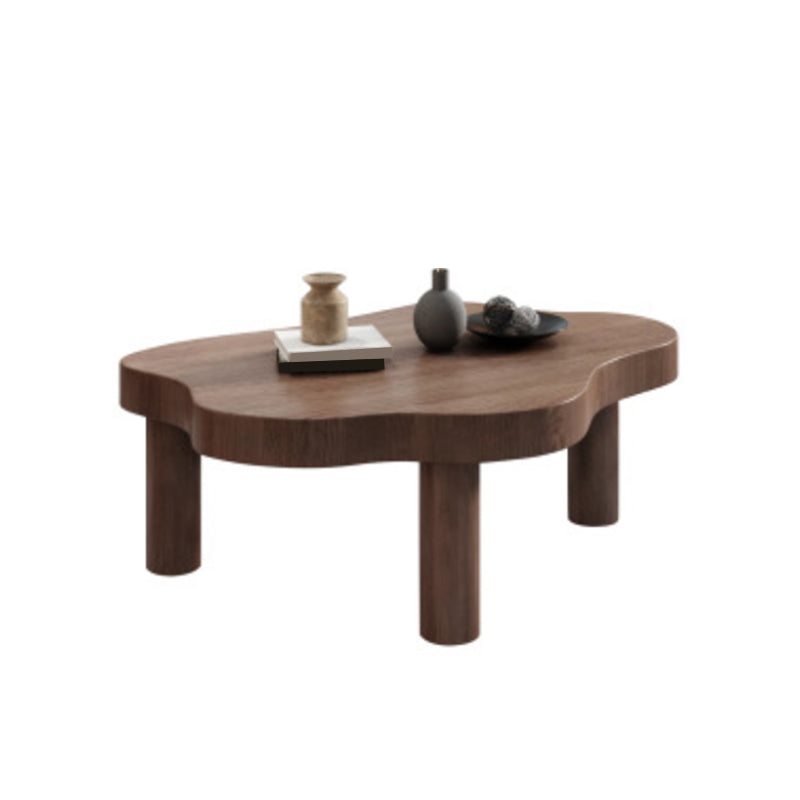 Nordic Coffee Table 3 Legs Solid Wood Geometric Single Coffee Table Clearhalo 'Coffee & Accent Tables' 'Coffee Tables' 'coffee_tables' 'furn' 'furn_coffee_tables' 'Furniture' 'Living Room Furniture' 6236571