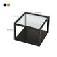 Square Nesting Coffee Table Modern Glass Top Frame Cocktail Table Clearhalo 'Coffee & Accent Tables' 'Coffee Tables' 'coffee_tables' 'furn' 'furn_coffee_tables' 'Furniture' 'Living Room Furniture' 6236675