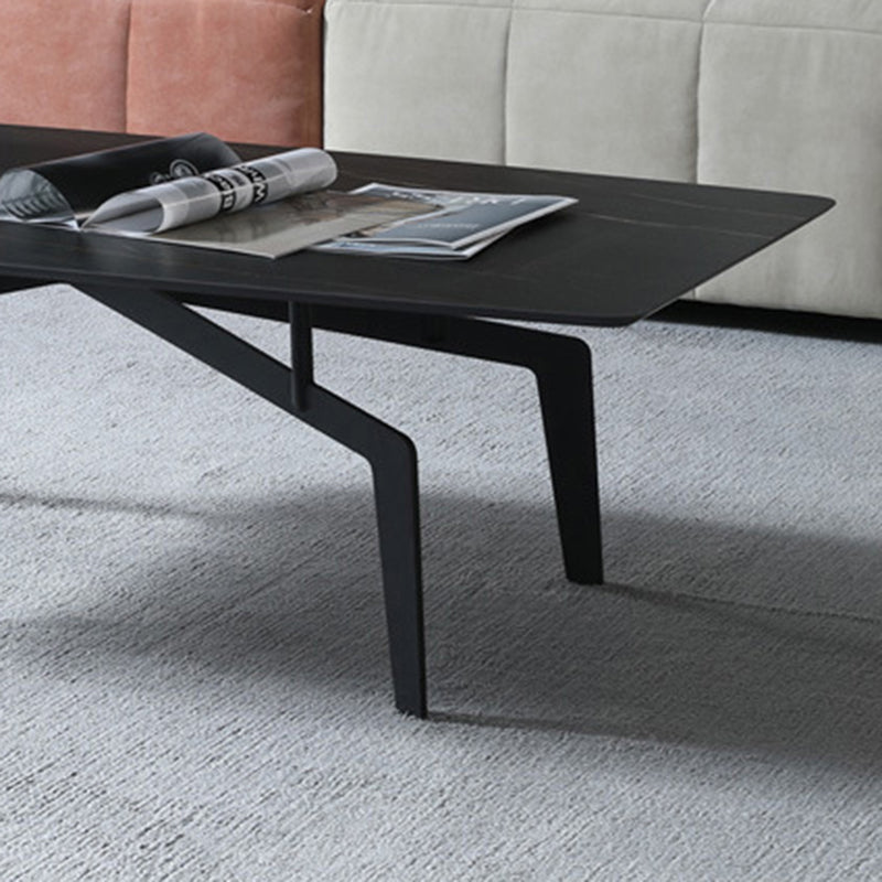 4 pieds 1 table basse simple Table de cocktail en métal de 16,14 po de hauteur