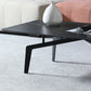 4 pieds 1 table basse simple Table de cocktail en métal de 16,14 po de hauteur