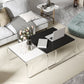 Square Steel Sled Coffee Table Modern 2 Nesting Cocktail Table Clearhalo 'Coffee & Accent Tables' 'Coffee Tables' 'coffee_tables' 'furn' 'furn_coffee_tables' 'Furniture' 'Living Room Furniture' 6236761