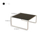 Square Steel Sled Coffee Table Modern 2 Nesting Cocktail Table Clearhalo 'Coffee & Accent Tables' 'Coffee Tables' 'coffee_tables' 'furn' 'furn_coffee_tables' 'Furniture' 'Living Room Furniture' 6236765