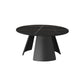 Glam Table basse ronde sur pied / 3 pieds en ardoise