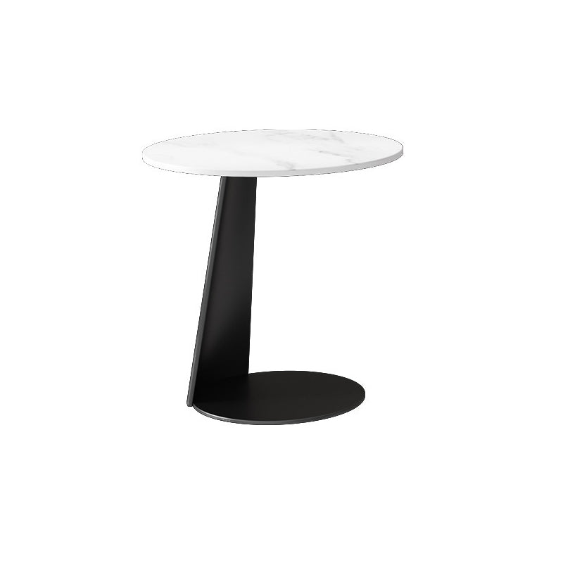 Glam Table basse ronde sur pied / 3 pieds en ardoise
