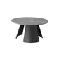 Glam Table basse ronde sur pied / 3 pieds en ardoise