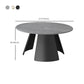 Glam Table basse ronde sur pied / 3 pieds en ardoise