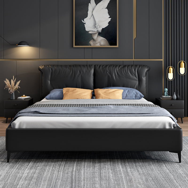 Legno standard in legno di pino legno e letto imbottito con gambe personalizzate