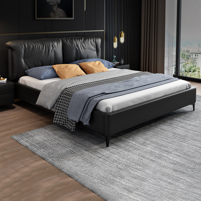 Legno standard in legno di pino legno e letto imbottito con gambe personalizzate