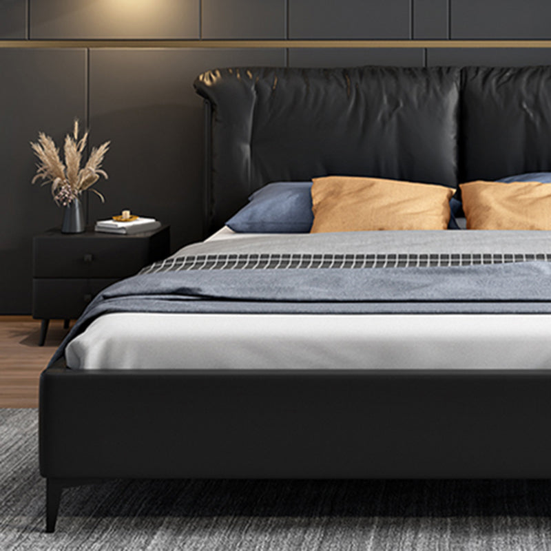 Legno standard in legno di pino legno e letto imbottito con gambe personalizzate