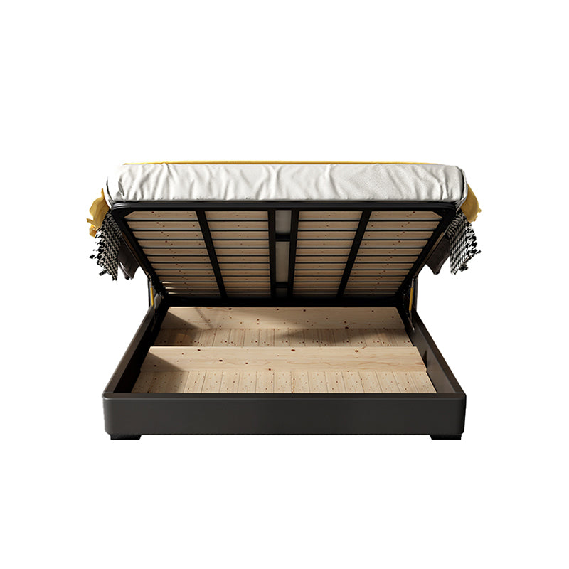 Legno standard in legno di pino legno e letto imbottito con gambe personalizzate