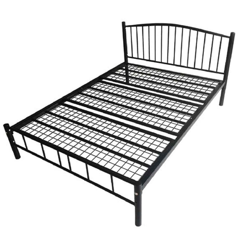 Industrial Metall Standard Bett Schwarzes Bettrahmen für Home
