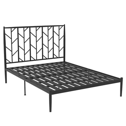 Testiera metallica letto standard letto rettangolare con gambe personalizzate