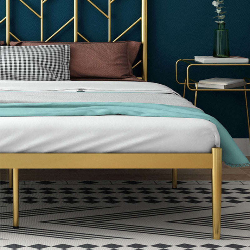 Testiera metallica letto standard letto rettangolare con gambe personalizzate