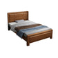 Cabecero de madera maciza Cama estándar Cama rectangular con patas personalizadas