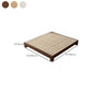 Scandinavian 9.84 " Tall Solid Color Wooden Platform Bed Frame Clearhalo 'Bedroom Furniture' 'Beds' 'furn' 'furn_beds' 'Furniture' 6237273