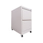 Steel Filing Cabinet Contemporary File Cabinet with Lock and Storage Silver Casters Included 2 Clearhalo 'Filing Cabinets' 'filling_cabinets' 'furn' 'furn_filling_cabinets' 'Furniture' 'Office Furniture' 6238309