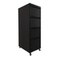 Steel Filing Cabinet Contemporary File Cabinet with Lock and Storage Black Casters Included 4 Clearhalo 'Filing Cabinets' 'filling_cabinets' 'furn' 'furn_filling_cabinets' 'Furniture' 'Office Furniture' 6238313