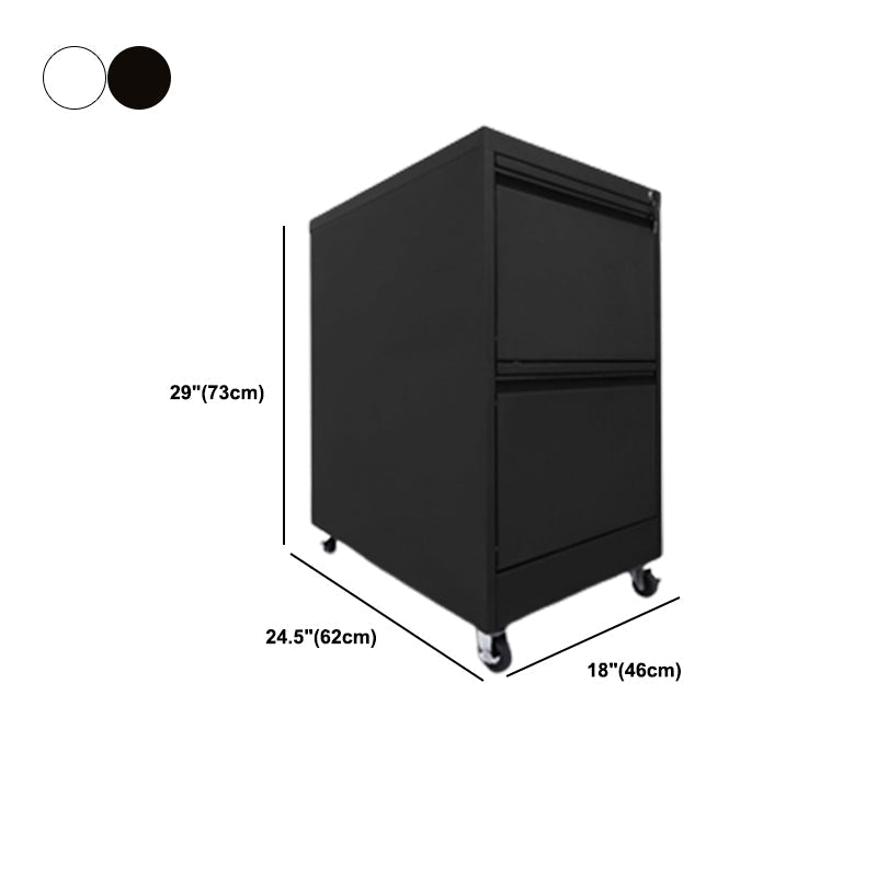 Steel Filing Cabinet Contemporary File Cabinet with Lock and Storage Clearhalo 'Filing Cabinets' 'filling_cabinets' 'furn' 'furn_filling_cabinets' 'Furniture' 'Office Furniture' 6238322
