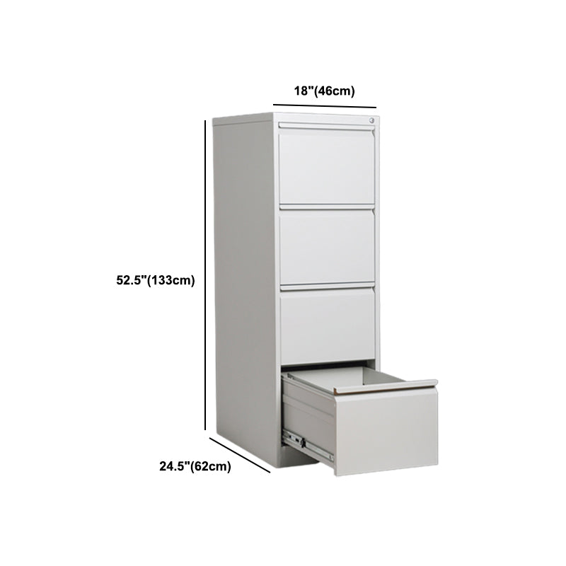 Steel Filing Cabinet Contemporary File Cabinet with Lock and Storage Clearhalo 'Filing Cabinets' 'filling_cabinets' 'furn' 'furn_filling_cabinets' 'Furniture' 'Office Furniture' 6238325