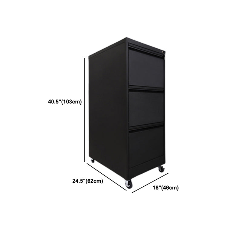 Steel Filing Cabinet Contemporary File Cabinet with Lock and Storage Clearhalo 'Filing Cabinets' 'filling_cabinets' 'furn' 'furn_filling_cabinets' 'Furniture' 'Office Furniture' 6238326