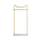 Moderner Stil Metallic -Gack Rack Feste Farben Haken Design freistehender Kleiderstange