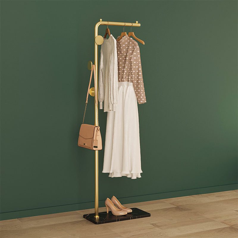Luxuriöser Kleiderregal Schlafzimmer Metallkleiderbügel mit Kleiderhaken
