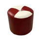 Bloque de color Cilindro forma de cilindro Faux Cuero contemporáneo resistente a las manchas