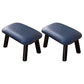 Faux Leather Ottoman Whole Colored Nailhead Trim Water Resistant Rectangle Pouf Ottoman Blue-Black 2 Piece Set Clearhalo 'furn' 'furn_ottomans_poufs' 'Furniture' 'Living Room Furniture' 'Ottomans & Poufs' 'ottomans_poufs' 6238703