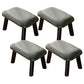 Faux Leather Ottoman Whole Colored Nailhead Trim Water Resistant Rectangle Pouf Ottoman Black Green 4 Piece Set Clearhalo 'furn' 'furn_ottomans_poufs' 'Furniture' 'Living Room Furniture' 'Ottomans & Poufs' 'ottomans_poufs' 6238710