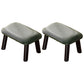 Faux Leather Ottoman Whole Colored Nailhead Trim Water Resistant Rectangle Pouf Ottoman Blackish Green 2 Piece Set Clearhalo 'furn' 'furn_ottomans_poufs' 'Furniture' 'Living Room Furniture' 'Ottomans & Poufs' 'ottomans_poufs' 6238721